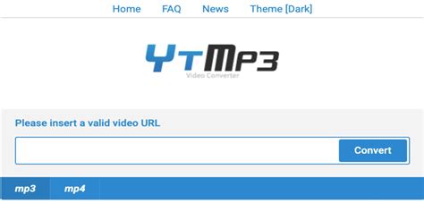 Mp3 Youtube Conconventer Convertir une video Youtube en MP4